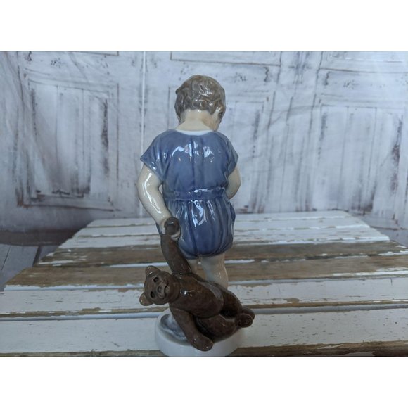Royal Copenhagen 3468 boy teddy bear - Picture 3 of 5